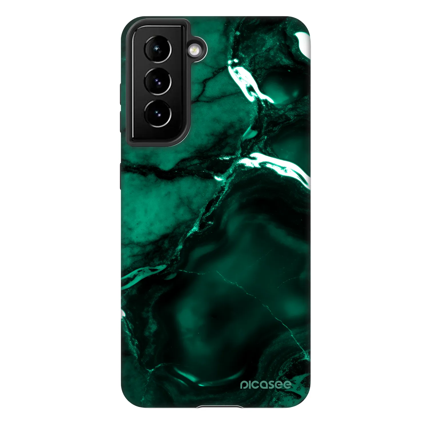 Picasee Fashion Case za Samsung Galaxy S21 FE 5G - Dark emerald