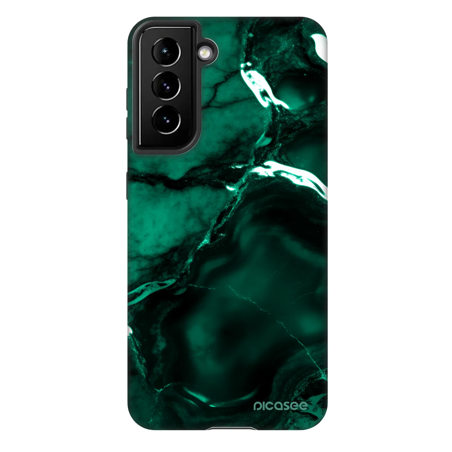 Picasee Fashion Case za Samsung Galaxy S21 5G G991B - Dark emerald