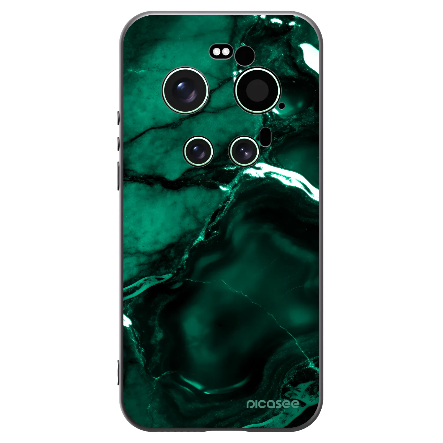 Picasee crna silikonska maskica za Xiaomi 17 Ultra - Dark emerald