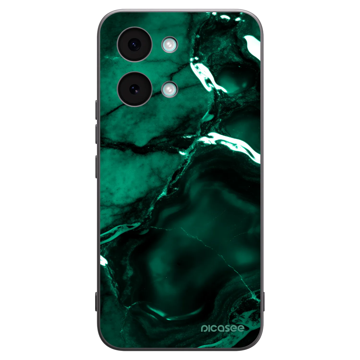 Picasee crna silikonska maskica za Xiaomi Poco X8 Pro Max - Dark emerald
