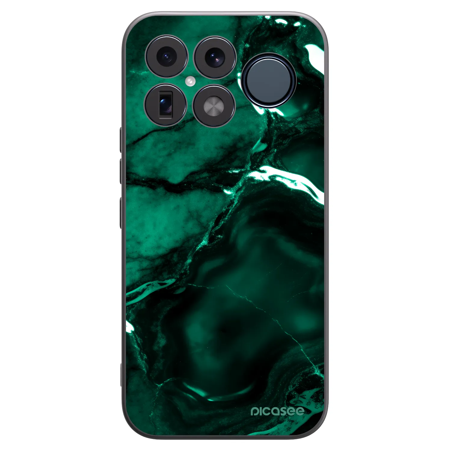 Picasee crna silikonska maskica za Xiaomi Poco F8 Ultra - Dark emerald