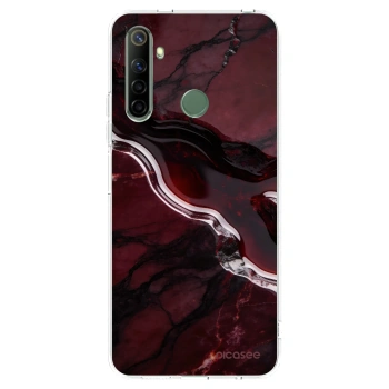 Picasee silikonska prozirna maskica za Realme 6i - Cherry stone