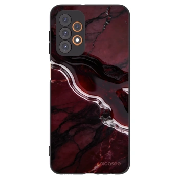 Picasee crna silikonska maskica za Samsung Galaxy A23 A235F 4G - Cherry stone