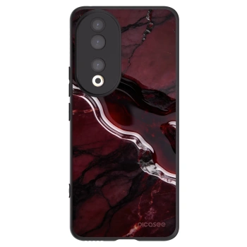 Picasee crna silikonska maskica za Honor 90 5G - Cherry stone