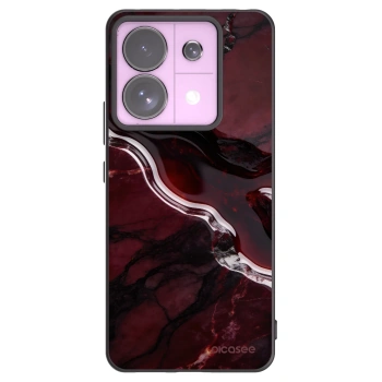 Picasee crna silikonska maskica za Xiaomi Redmi Note 13 Pro 5G - Cherry stone
