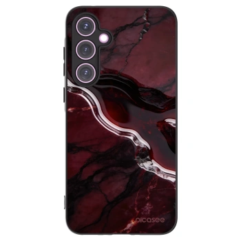 Picasee crna silikonska maskica za Samsung Galaxy A35 5G A356B - Cherry stone