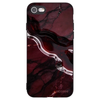Picasee crna silikonska maskica za Apple iPhone 8 - Cherry stone