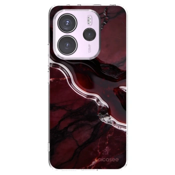 Picasee silikonska prozirna maskica za Xiaomi Redmi Note 14 4G - Cherry stone