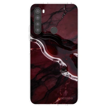 Picasee silikonska prozirna maskica za Xiaomi Redmi Note 8 - Cherry stone