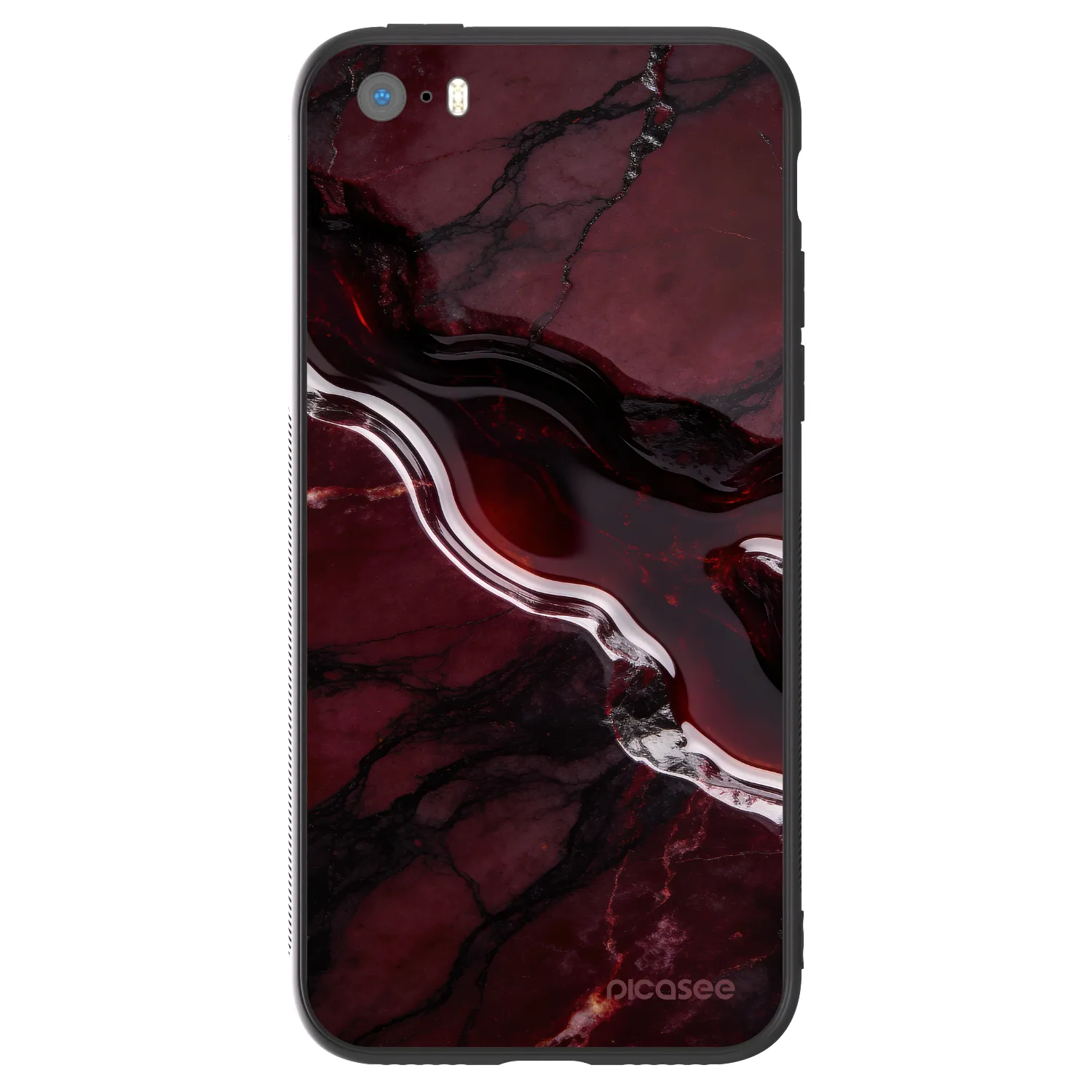 Picasee ULTIMATE CASE za Apple iPhone 5/5S/SE - Cherry stone