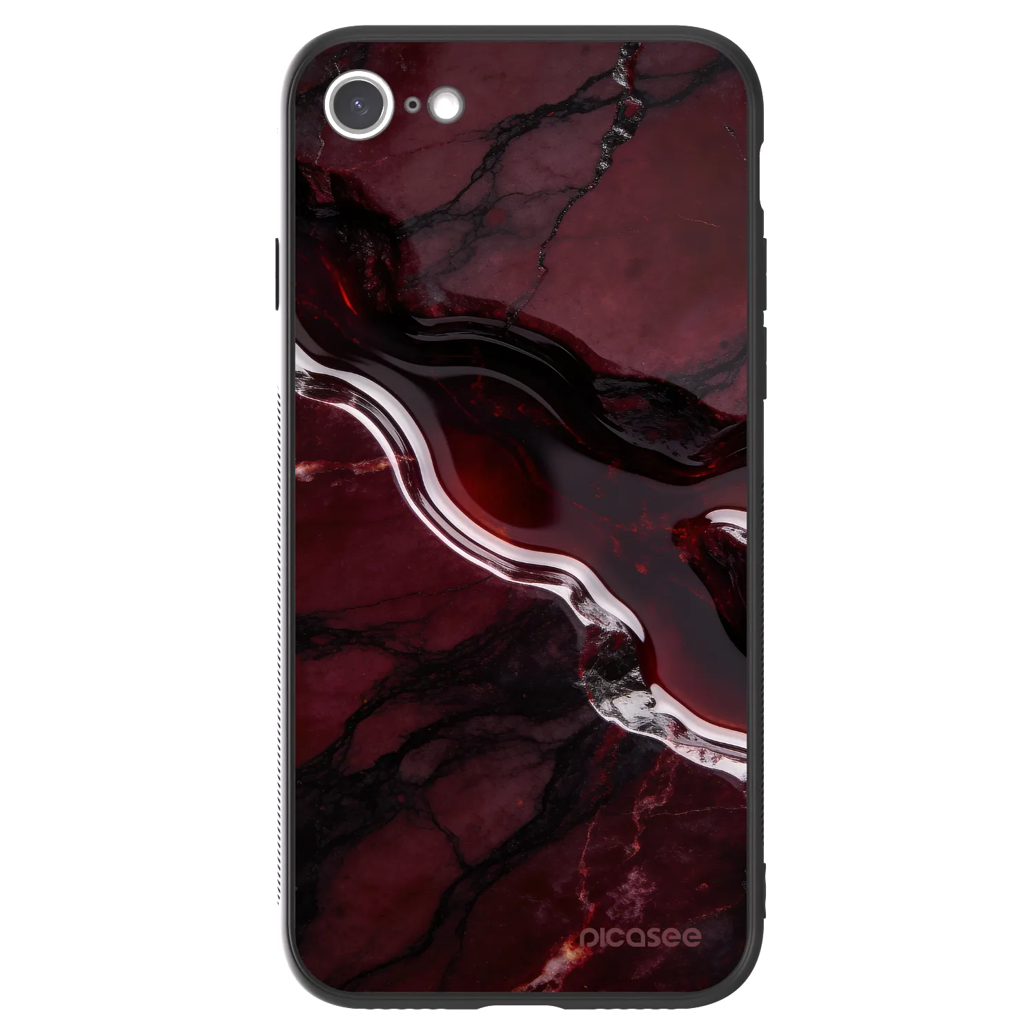Picasee ULTIMATE CASE za Apple iPhone SE 2020 - Cherry stone