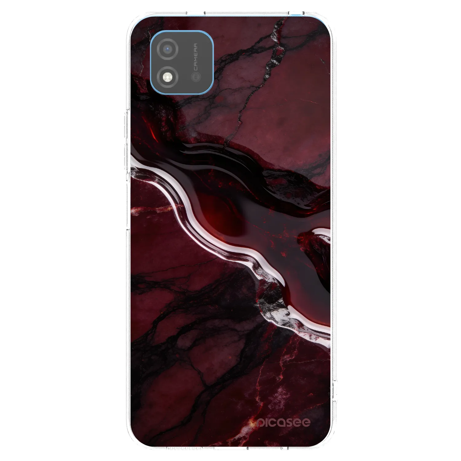 Picasee silikonska prozirna maskica za Realme C11 (2021) - Cherry stone