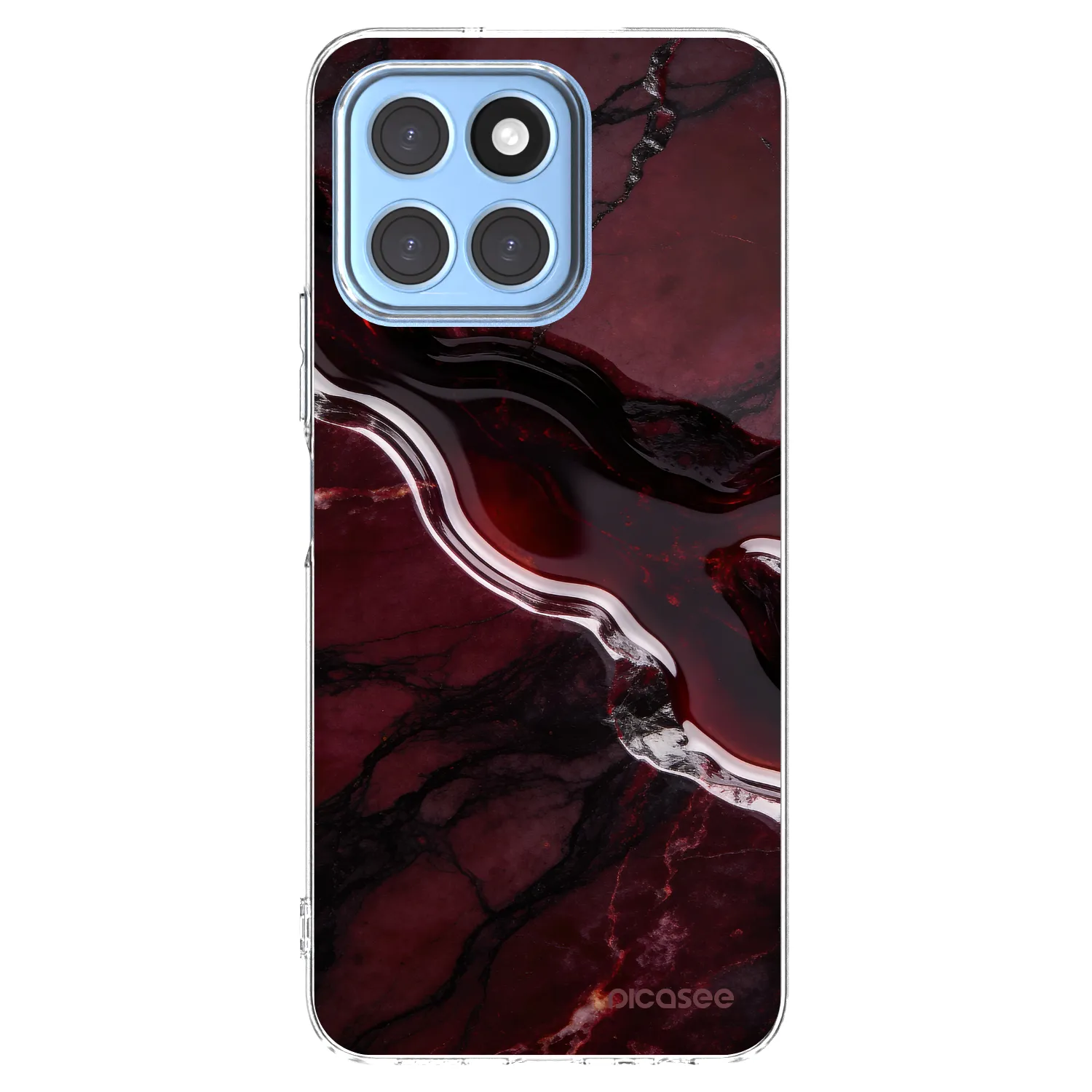 Picasee silikonska prozirna maskica za Honor X6 - Cherry stone