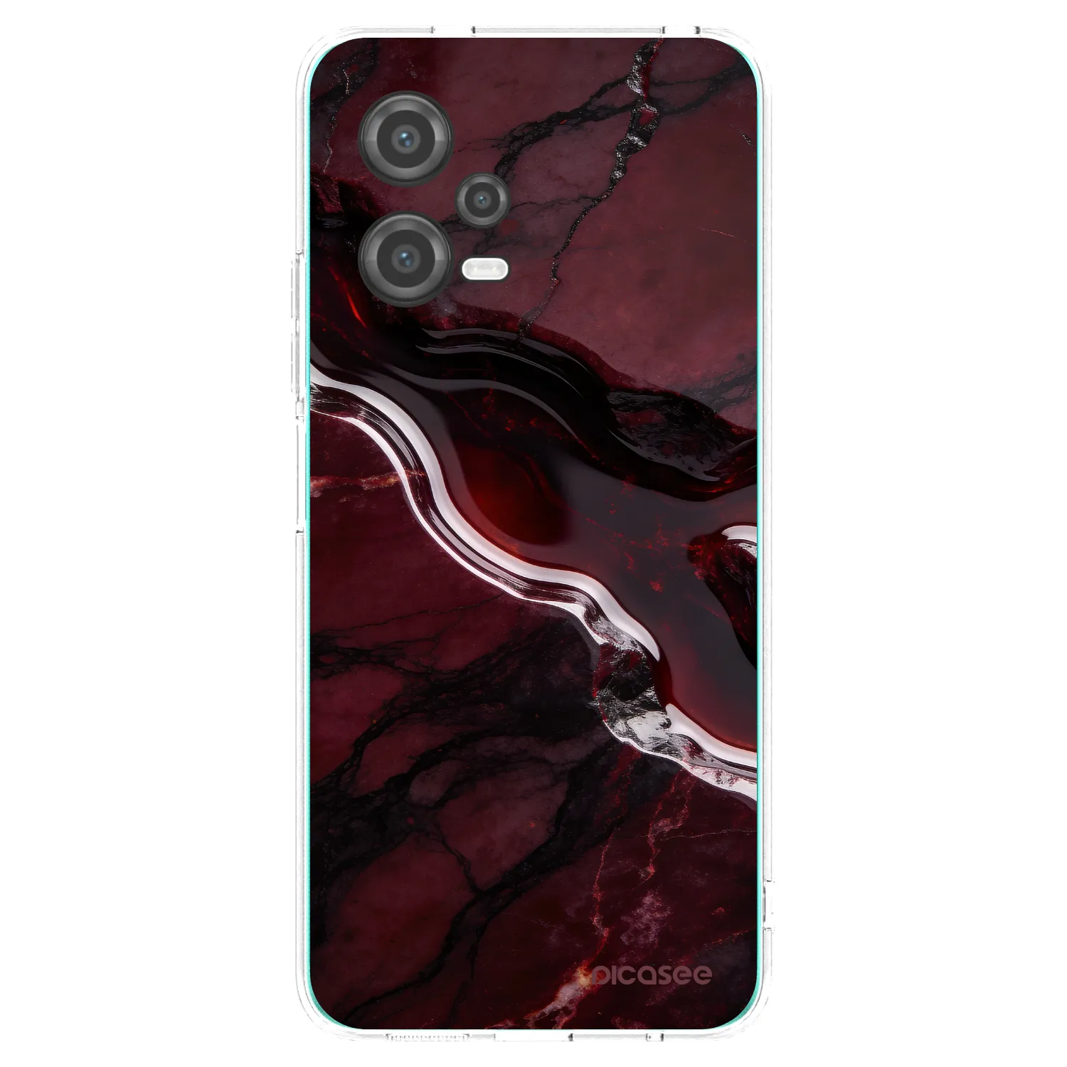 Picasee silikonska prozirna maskica za Xiaomi Poco X5 - Cherry stone
