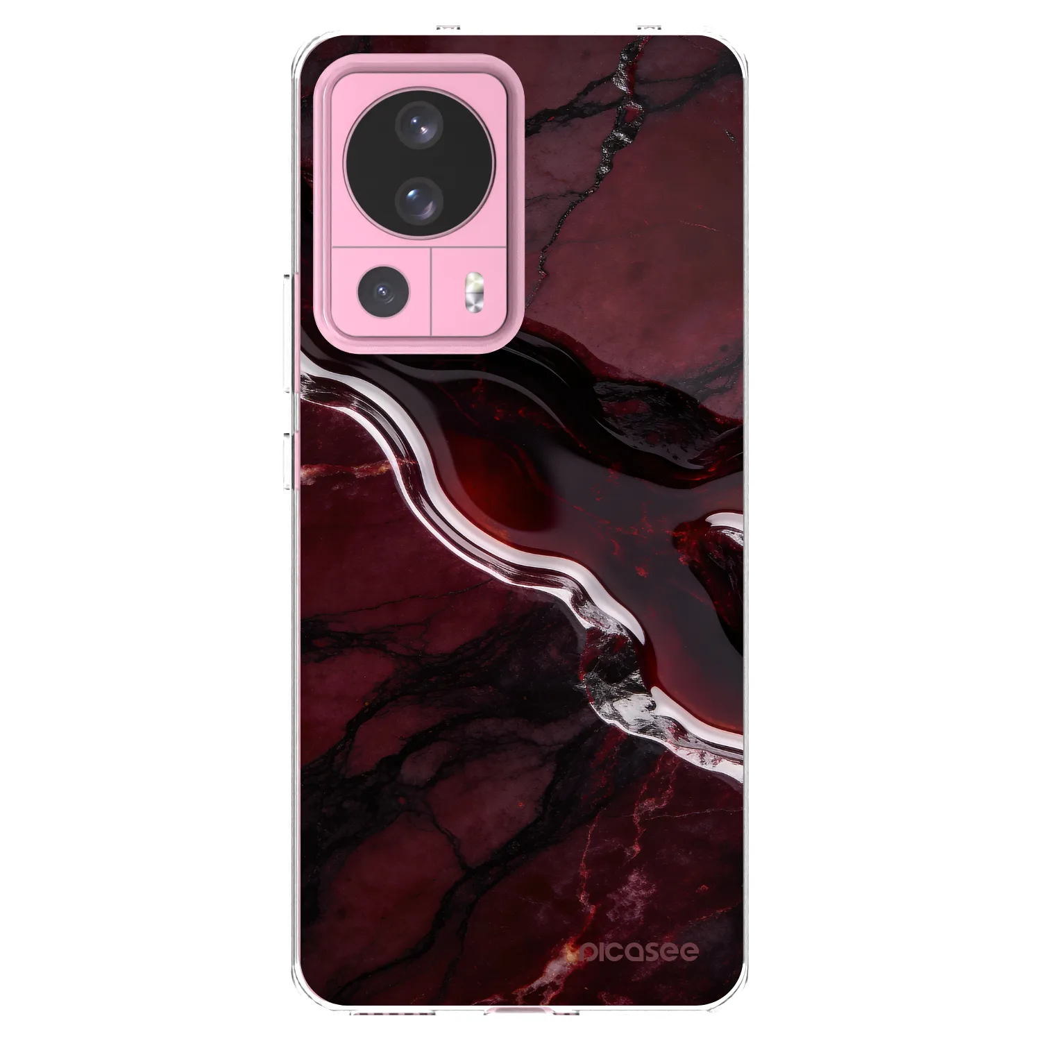 Picasee silikonska prozirna maskica za Xiaomi 13 Lite - Cherry stone