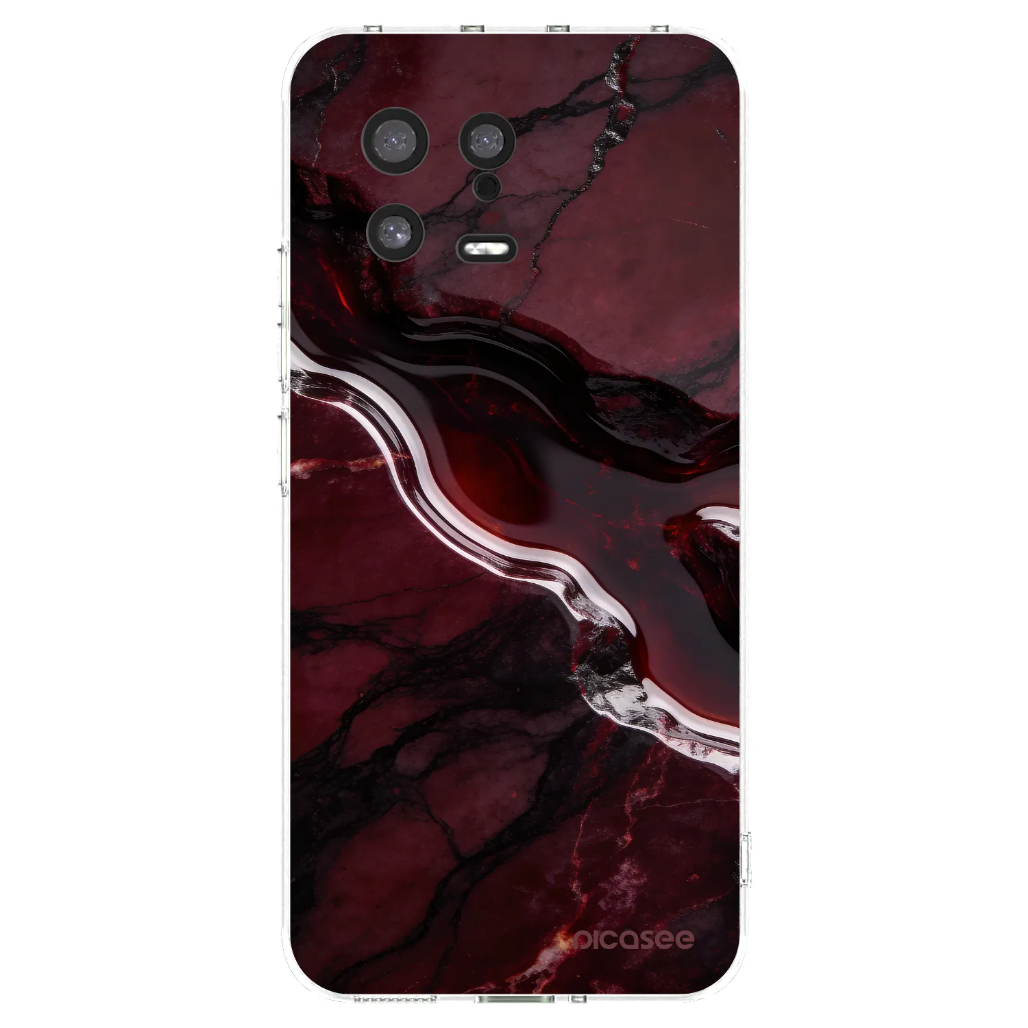 Picasee silikonska prozirna maskica za Xiaomi 13 - Cherry stone