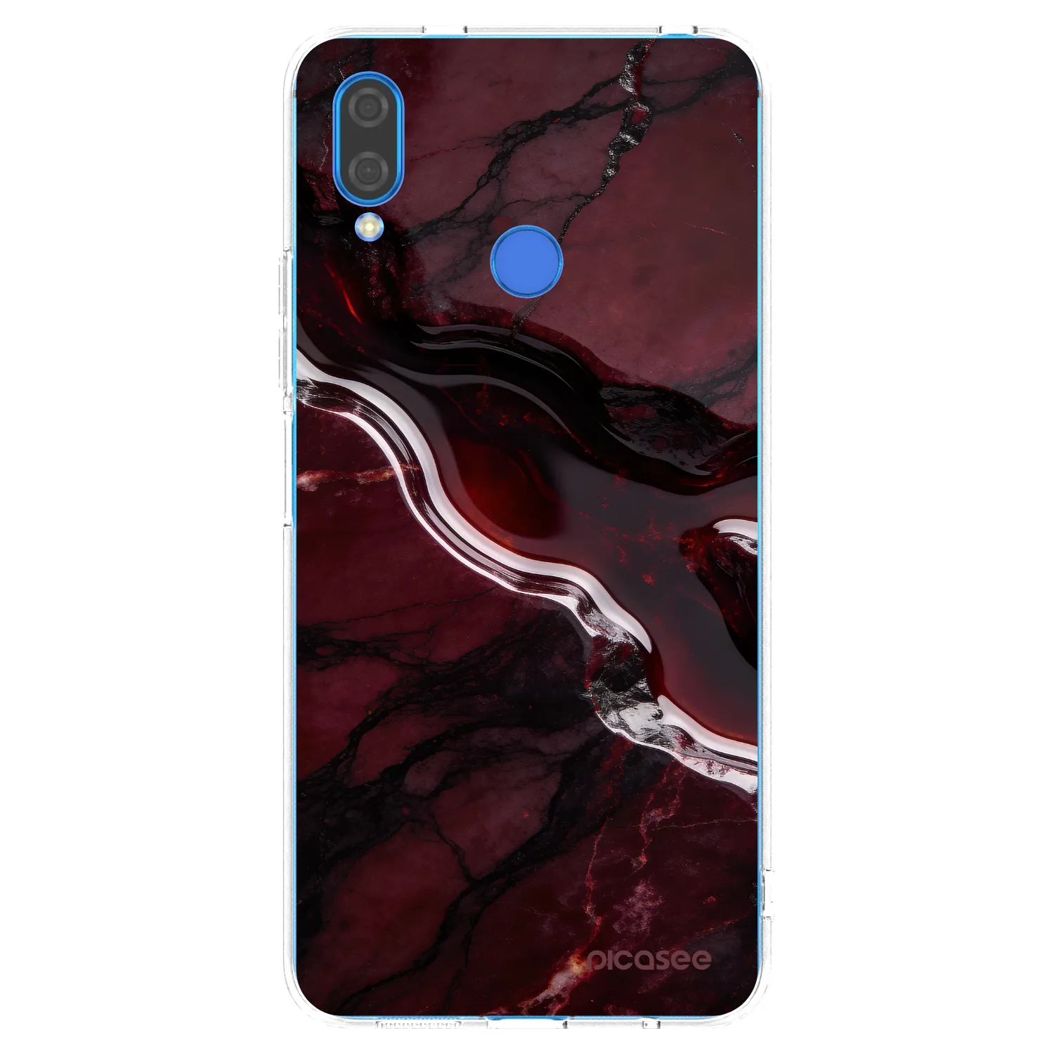 Picasee silikonska prozirna maskica za Huawei Nova 3i - Cherry stone