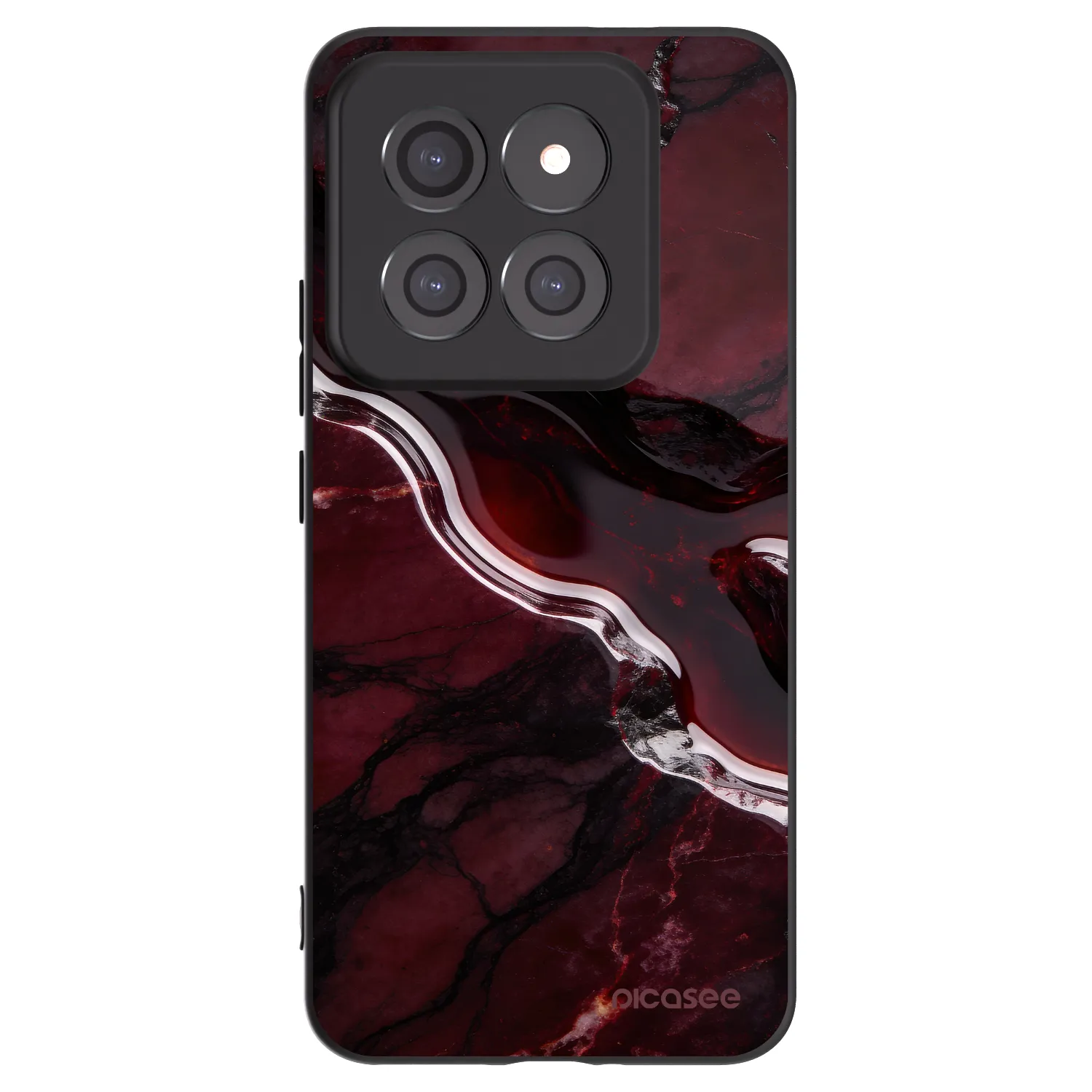 Picasee crna silikonska maskica za Xiaomi 14 Pro - Cherry stone