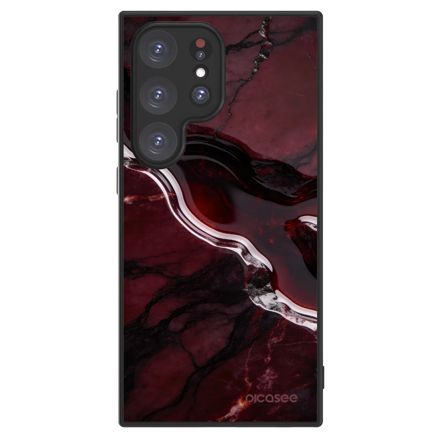 Picasee ULTIMATE CASE PowerShare za Samsung Galaxy S24 Ultra S928B 5G - Cherry stone
