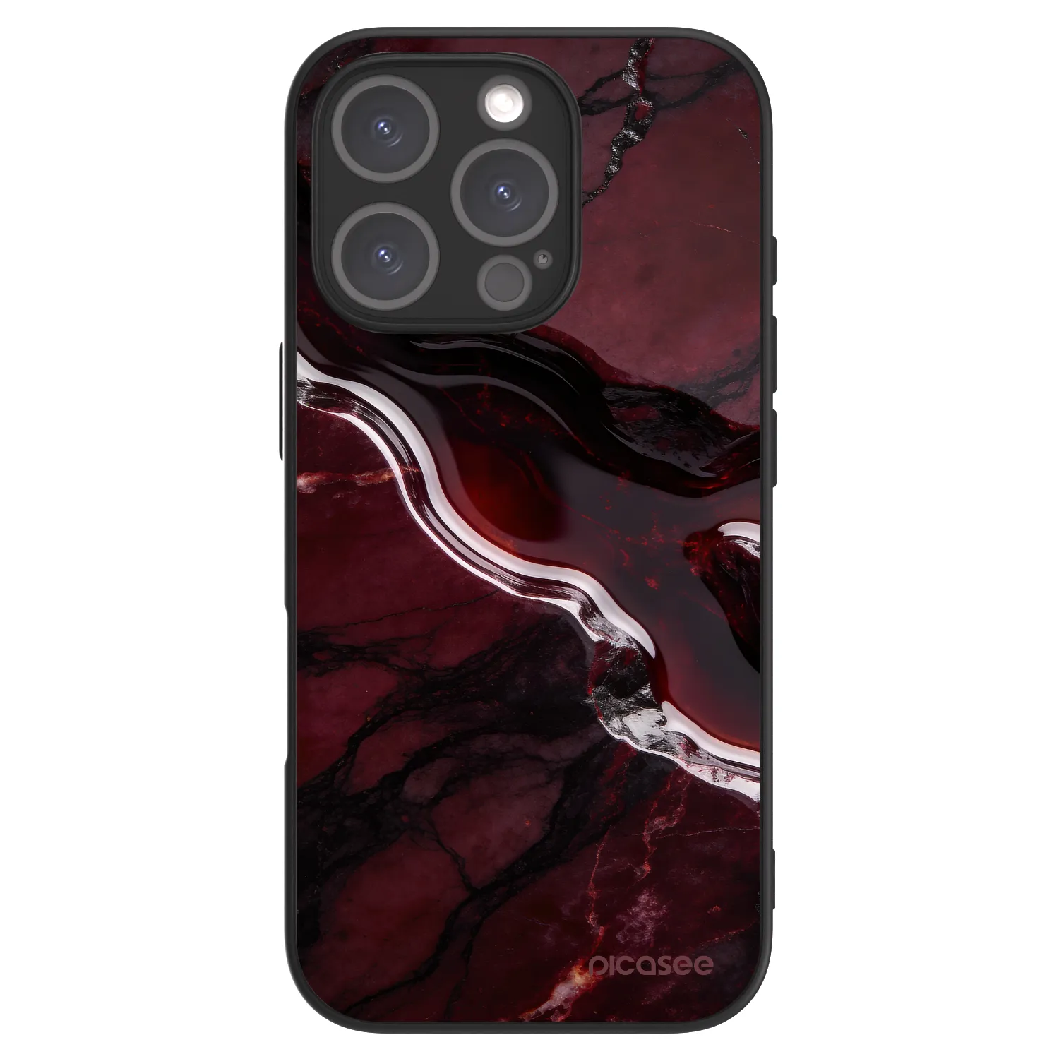 Picasee ULTIMATE CASE MagSafe za Apple iPhone 16 Pro - Cherry stone