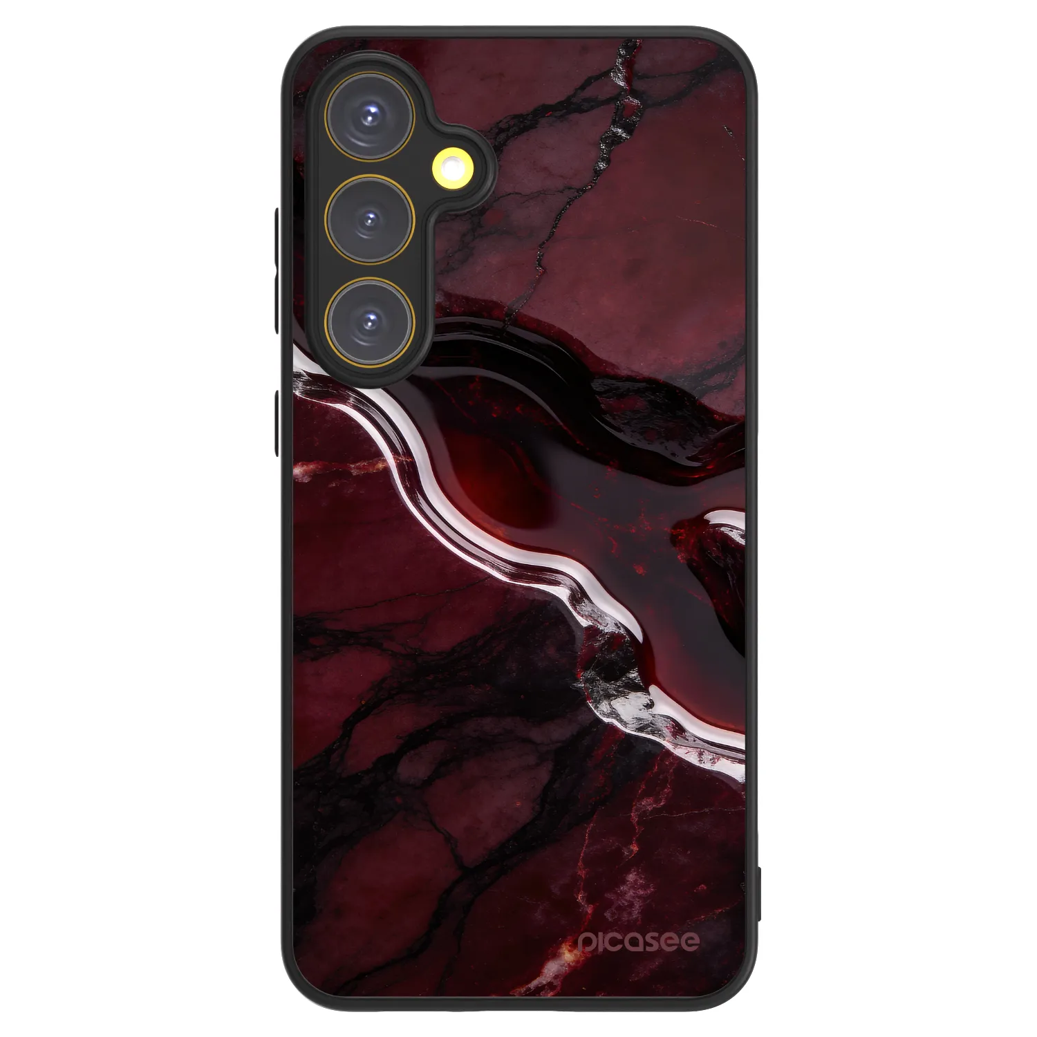 Picasee ULTIMATE CASE PowerShare za Samsung Galaxy S24 FE S721B - Cherry stone