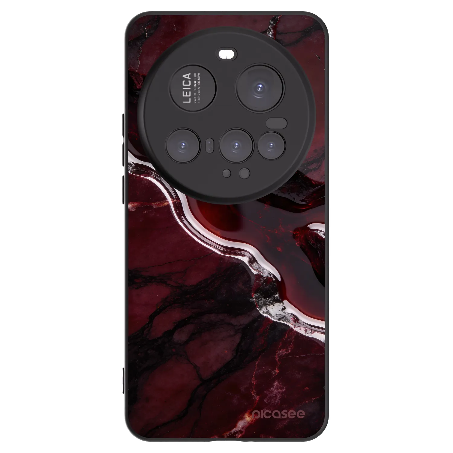Picasee crna silikonska maskica za Xiaomi 15 Ultra - Cherry stone
