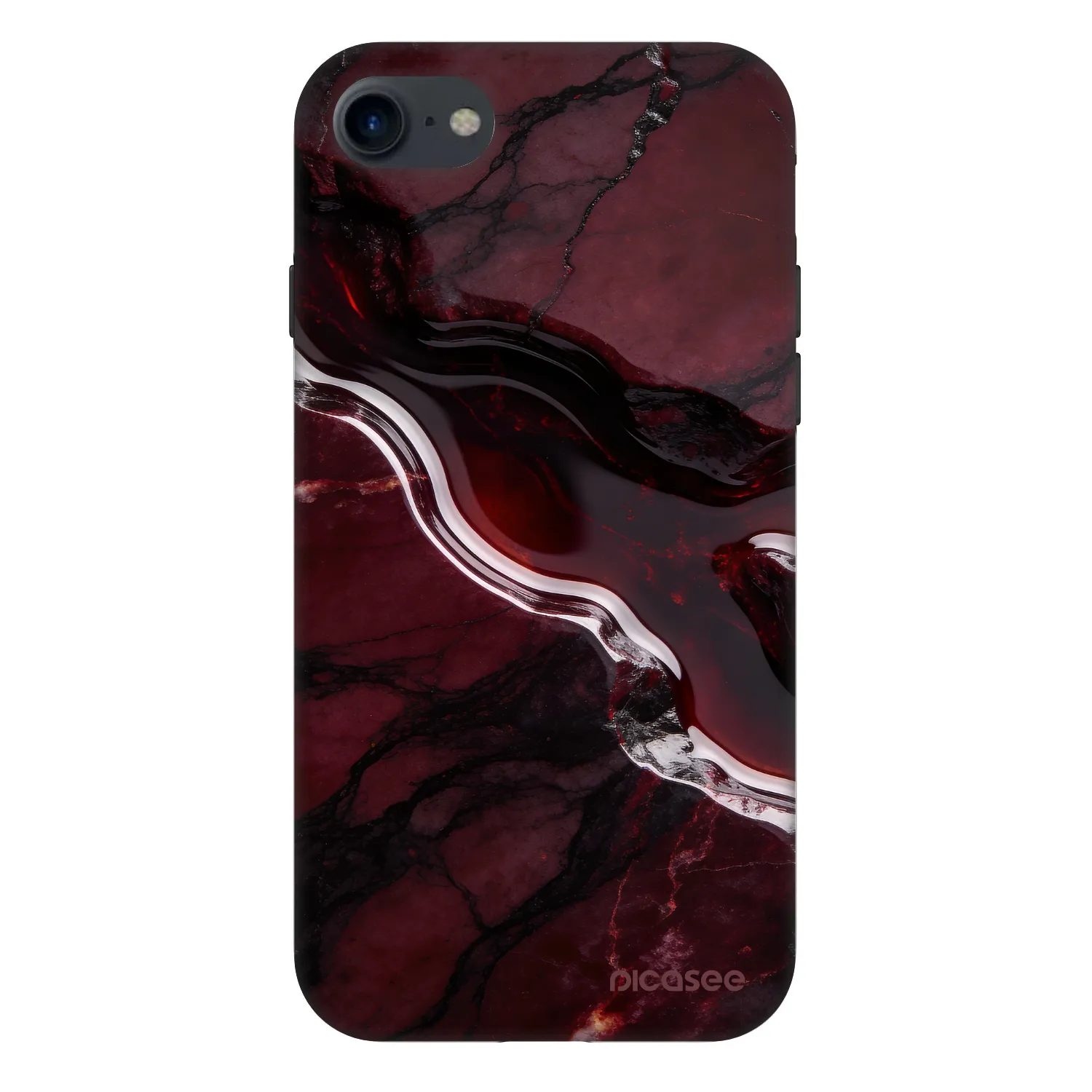 Picasee Fashion Case za Apple iPhone SE 2020 - Cherry stone