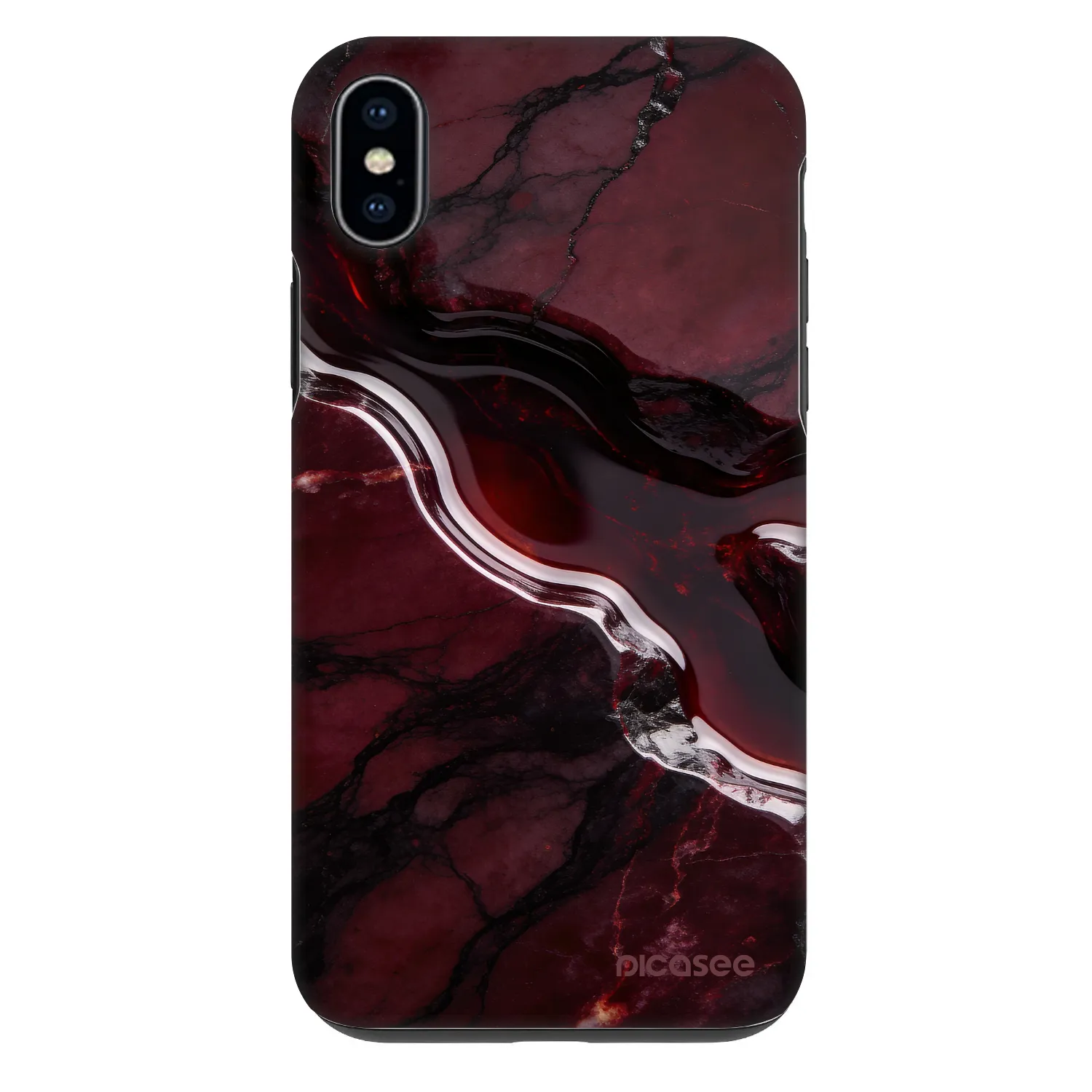 Picasee Fashion Case za Apple iPhone XS Max - Cherry stone