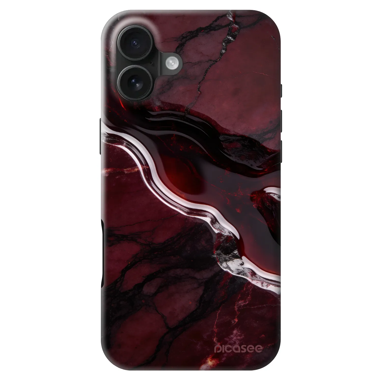 Picasee Fashion Case MagSafe za Apple iPhone 16 Plus - Cherry stone