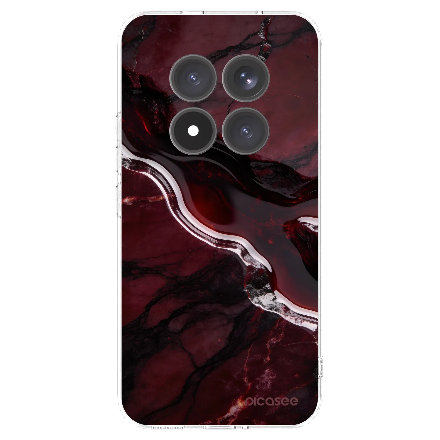 Picasee silikonska prozirna maskica za Xiaomi Redmi Note 15 Pro+ - Cherry stone