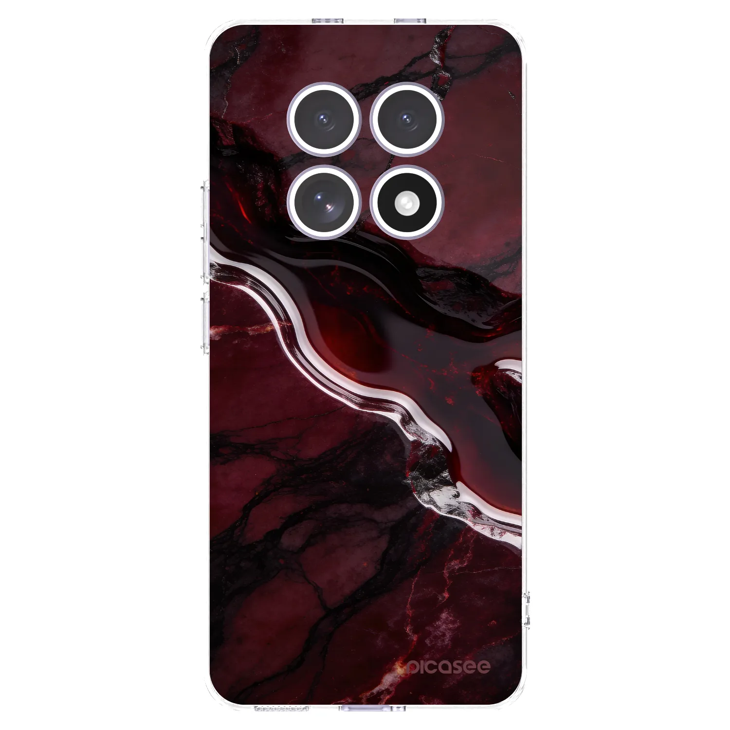 Picasee silikonska prozirna maskica za Xiaomi Redmi Note 15 4G - Cherry stone