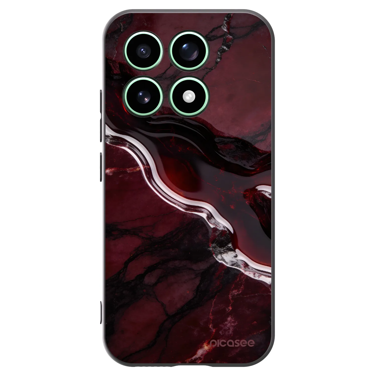 Picasee crna silikonska maskica za Xiaomi 17 - Cherry stone