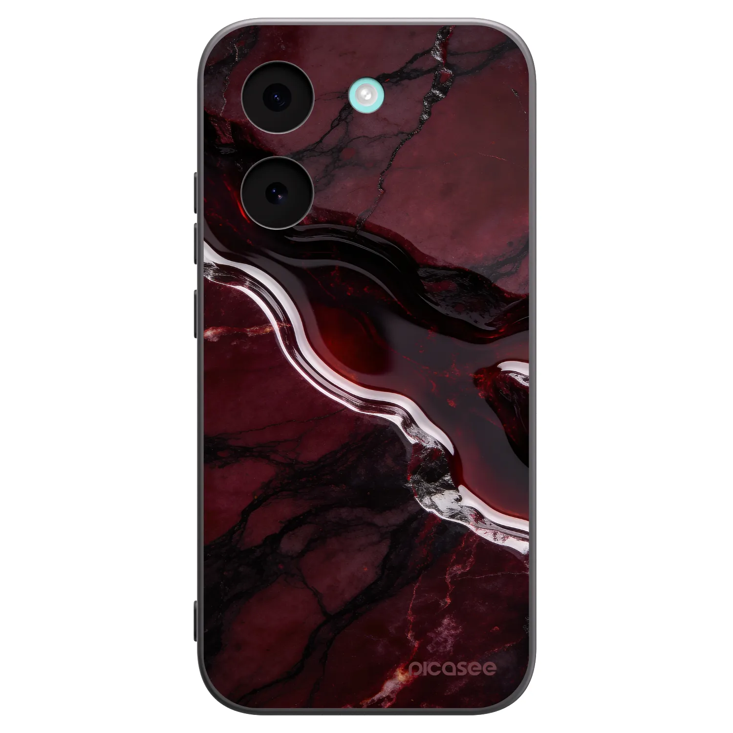 Picasee crna silikonska maskica za Xiaomi Poco X8 Pro - Cherry stone