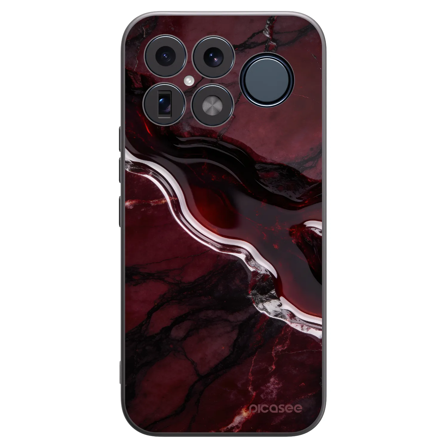 Picasee crna silikonska maskica za Xiaomi Poco F8 Ultra - Cherry stone
