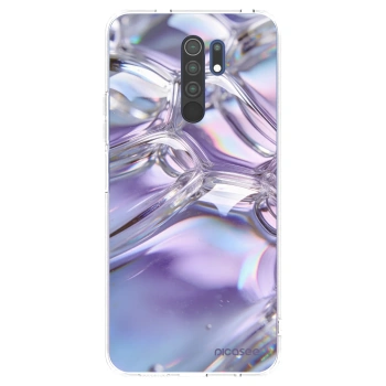 Picasee silikonska prozirna maskica za Xiaomi Redmi 9 - Iridescent bubbles
