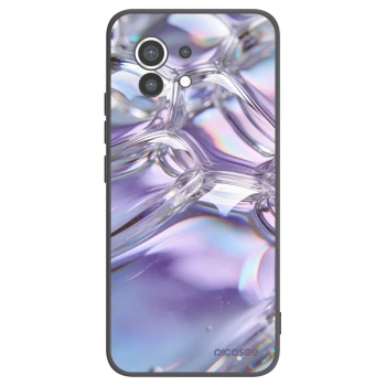 Picasee crna silikonska maskica za Xiaomi Mi 11 - Iridescent bubbles
