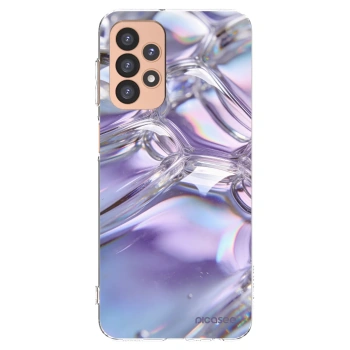 Picasee silikonska prozirna maskica za Samsung Galaxy A23 A236B 5G - Iridescent bubbles