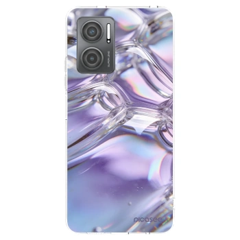 Picasee silikonska prozirna maskica za Xiaomi Redmi 10 5G - Iridescent bubbles