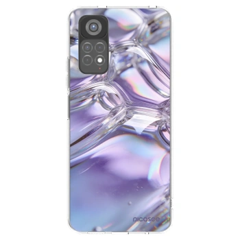 Picasee silikonska prozirna maskica za Xiaomi Redmi Note 11S 5G - Iridescent bubbles