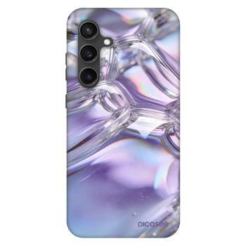 Picasee Fashion Case za Samsung Galaxy S24 FE S721B - Iridescent bubbles