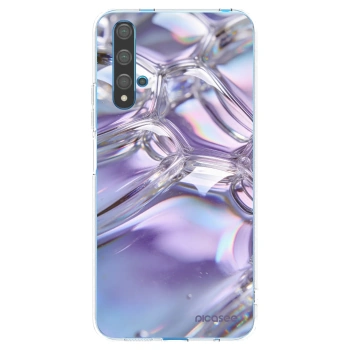 Picasee silikonska prozirna maskica za Huawei Nova 5T - Iridescent bubbles