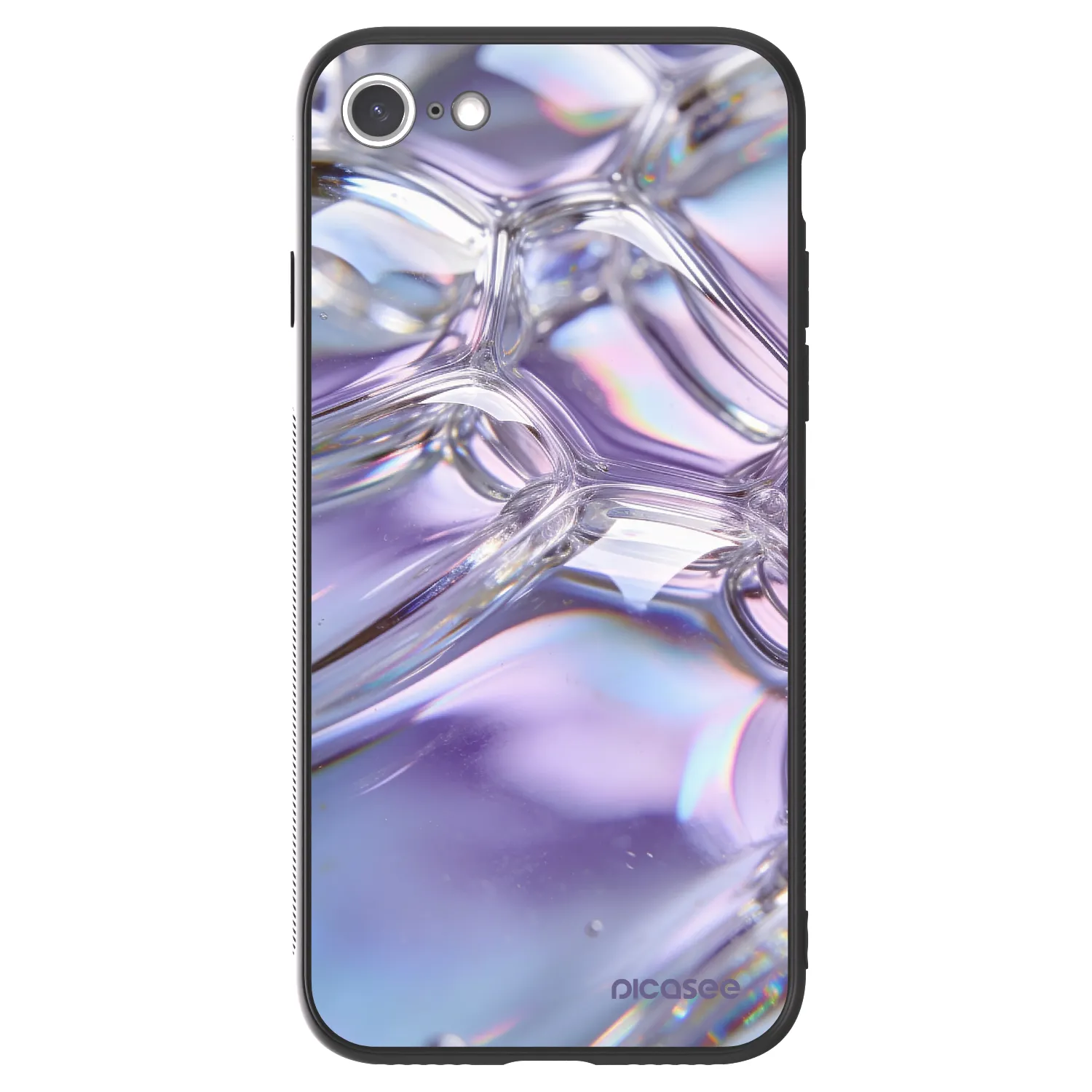 Picasee ULTIMATE CASE za Apple iPhone SE 2020 - Iridescent bubbles