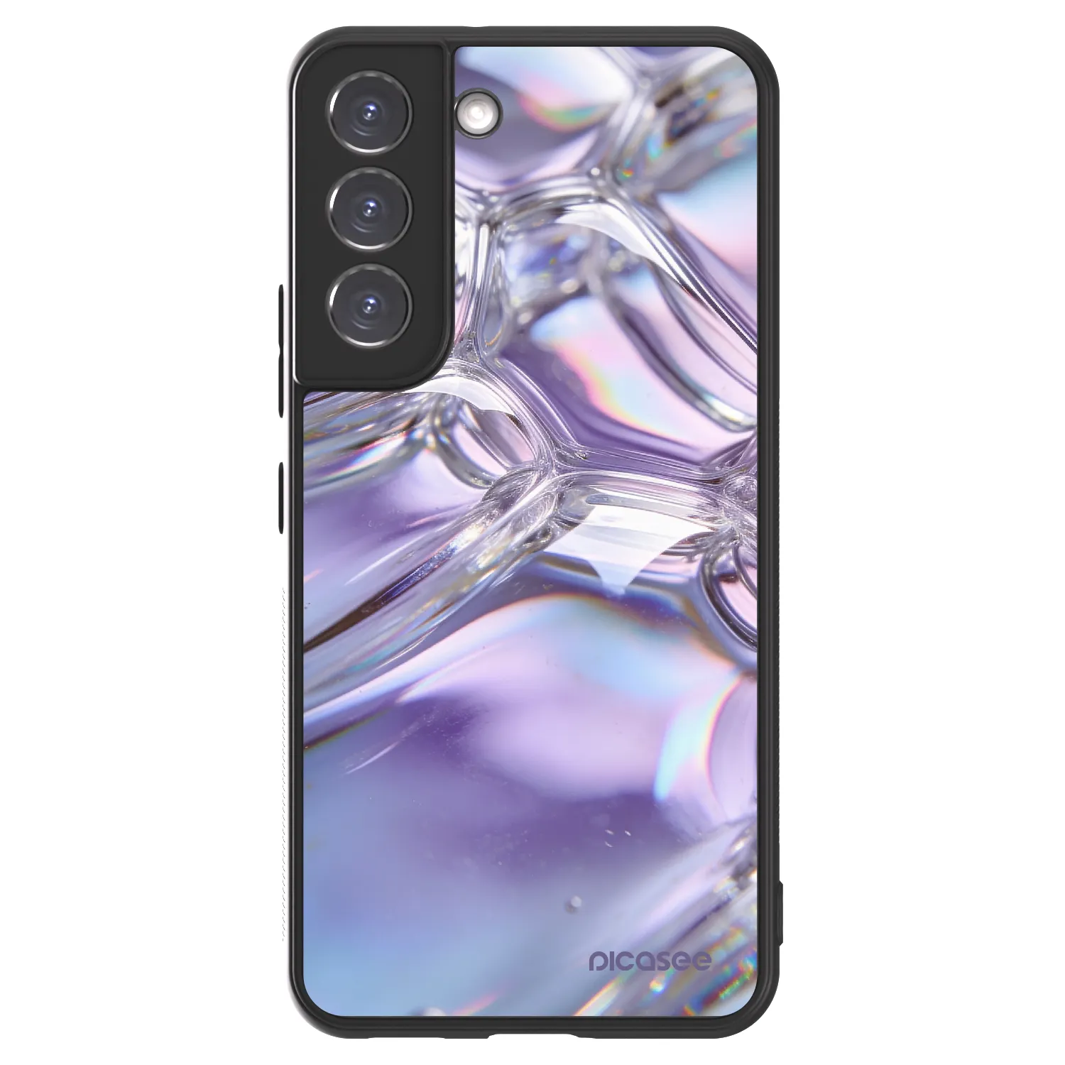 Picasee ULTIMATE CASE za Samsung Galaxy S22 5G - Iridescent bubbles
