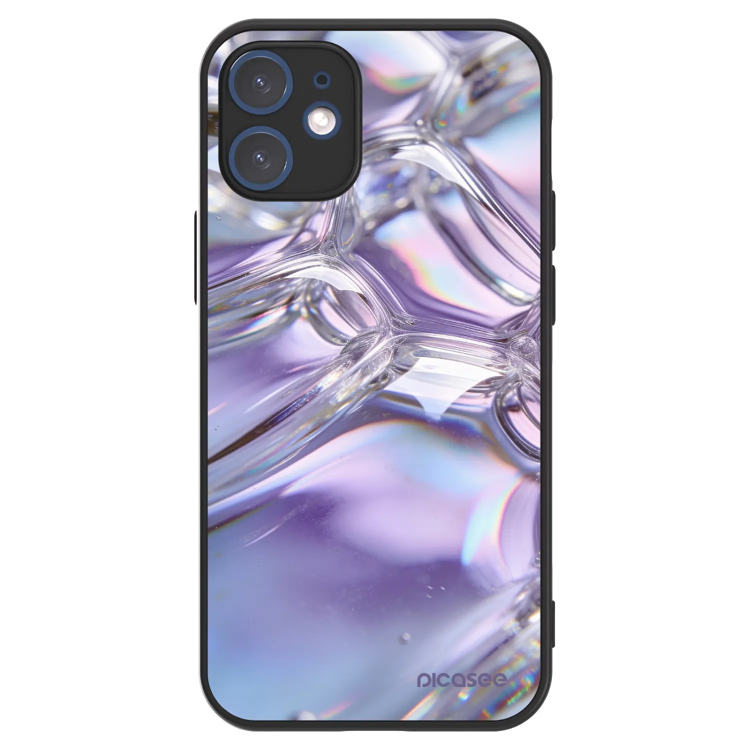 Picasee ULTIMATE CASE MagSafe za Apple iPhone 12 mini - Iridescent bubbles