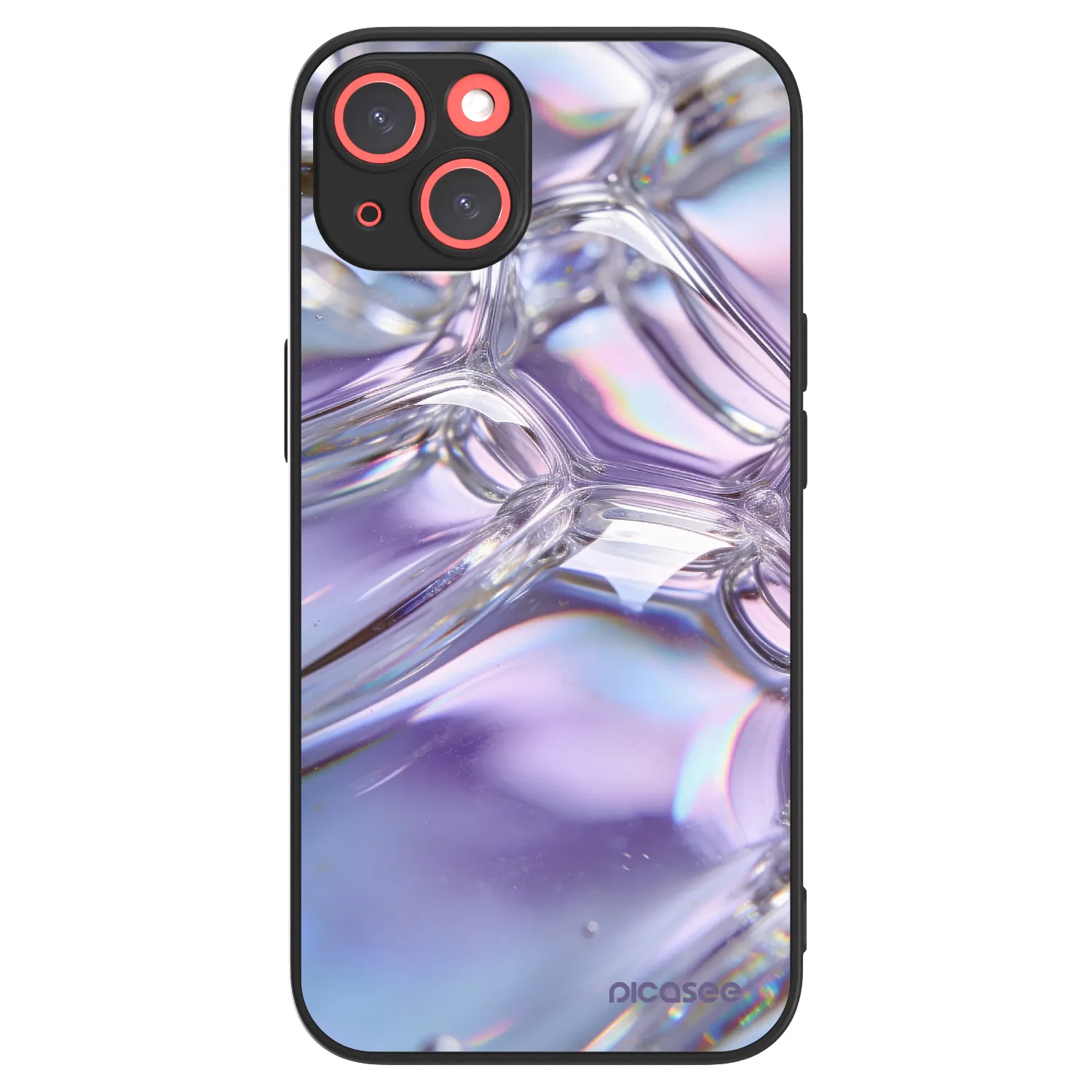 Picasee ULTIMATE CASE MagSafe za Apple iPhone 13 - Iridescent bubbles