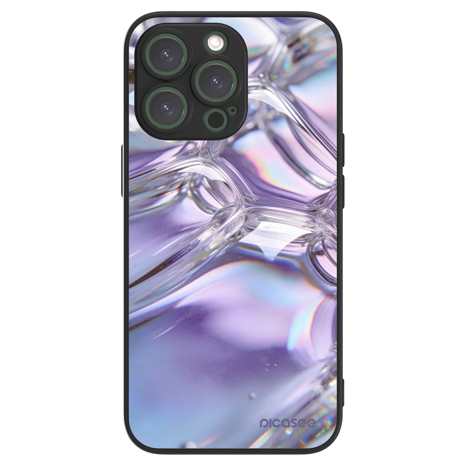 Picasee ULTIMATE CASE MagSafe za Apple iPhone 13 Pro - Iridescent bubbles