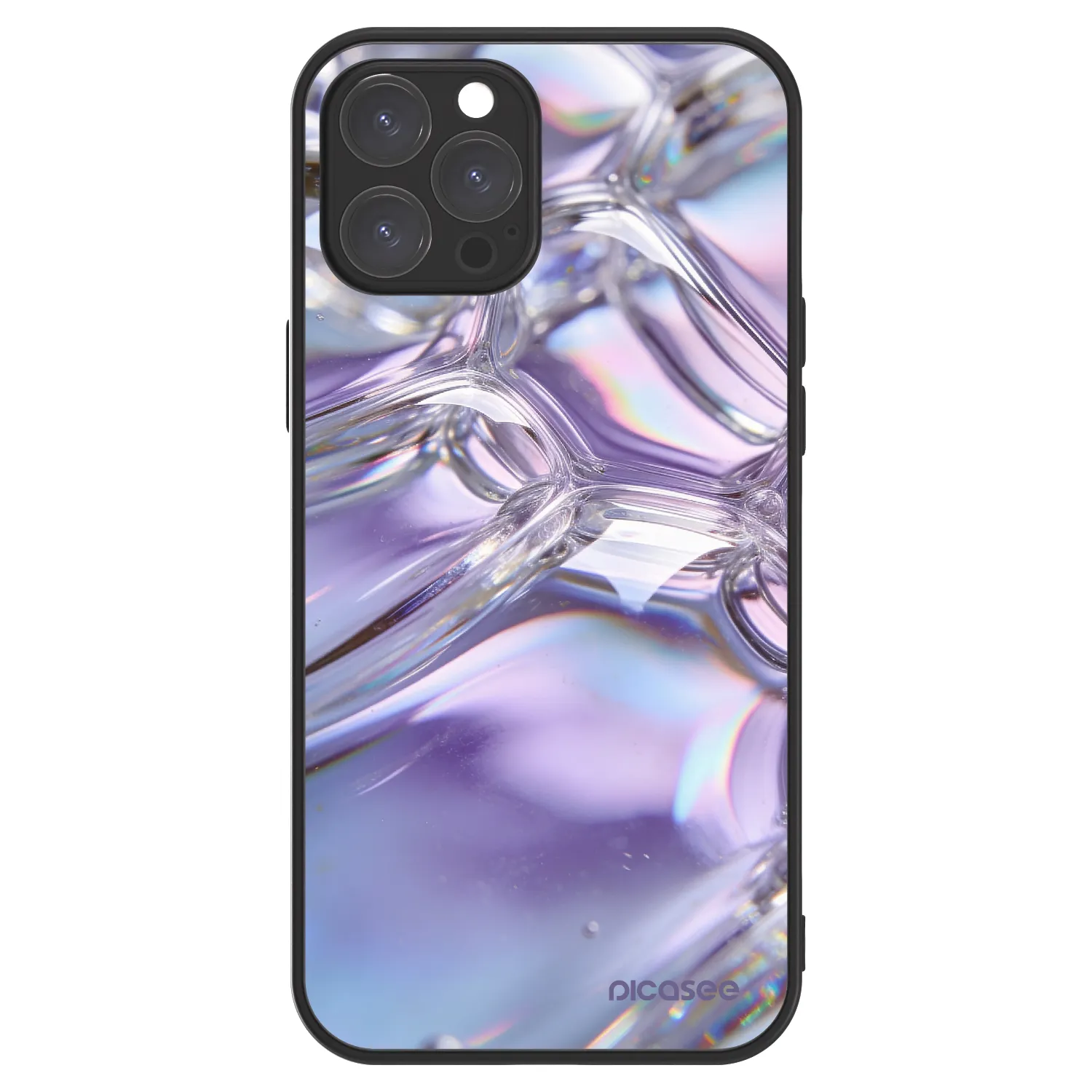 Picasee ULTIMATE CASE MagSafe za Apple iPhone 12 Pro Max - Iridescent bubbles