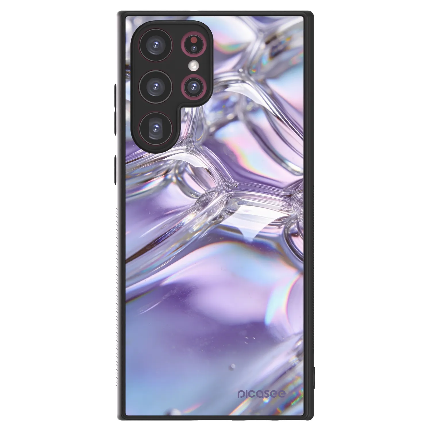 Picasee ULTIMATE CASE PowerShare za Samsung Galaxy S22 Ultra 5G - Iridescent bubbles