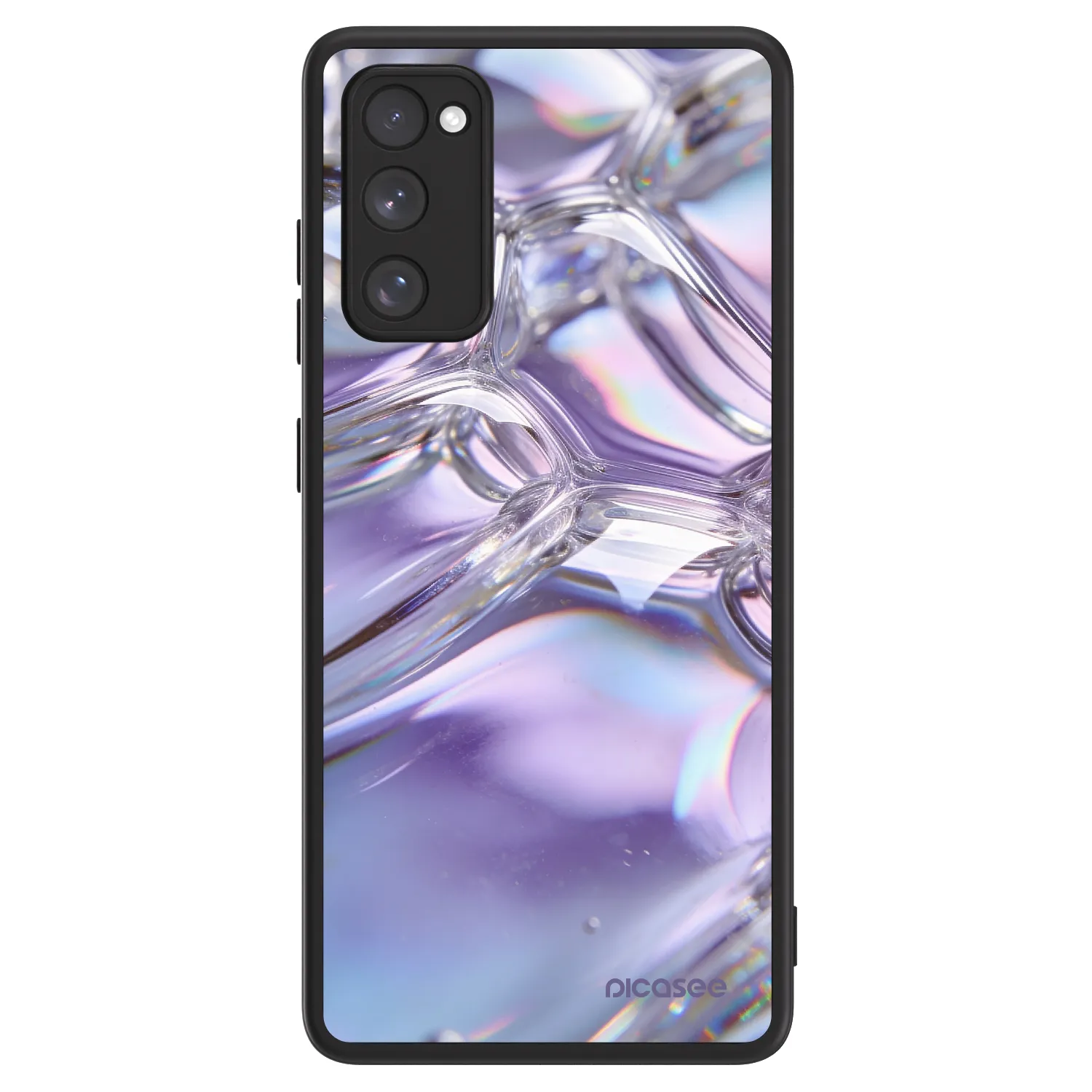 Picasee ULTIMATE CASE PowerShare za Samsung Galaxy S20 FE - Iridescent bubbles
