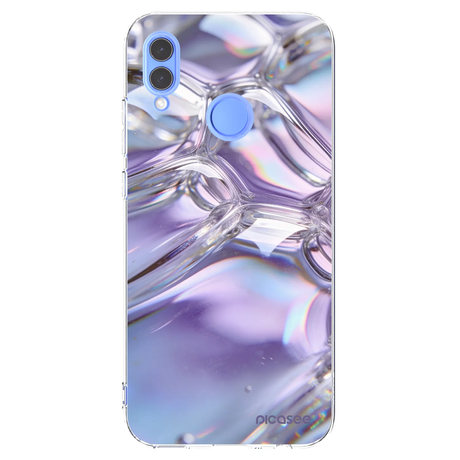 Picasee silikonska prozirna maskica za Honor 10 Lite - Iridescent bubbles